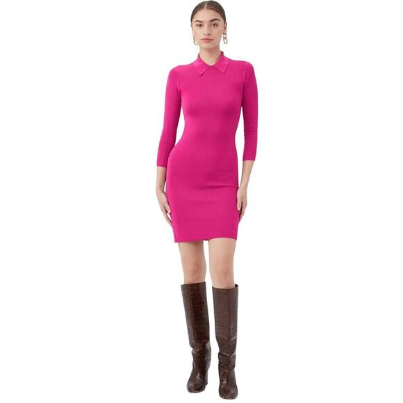 Trina Turk Bookish Dress Trina Pink sz Large - Picture 1 of 10